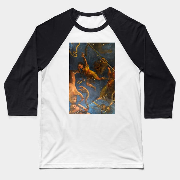 Ceiling Skymap - Palazzo Ducale, Mantua, Italy Baseball T-Shirt by IgorPozdnyakov